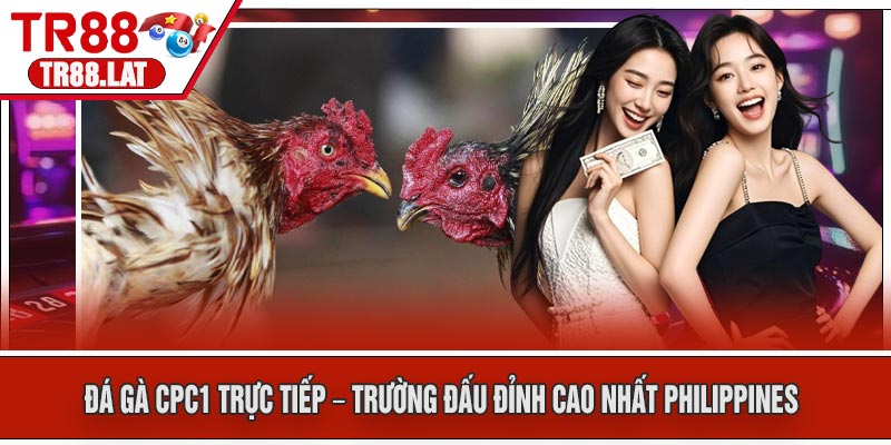 Đá Gà CPC1 Trực Tiếp – Trường Đấu Đỉnh Cao Nhất Philippines